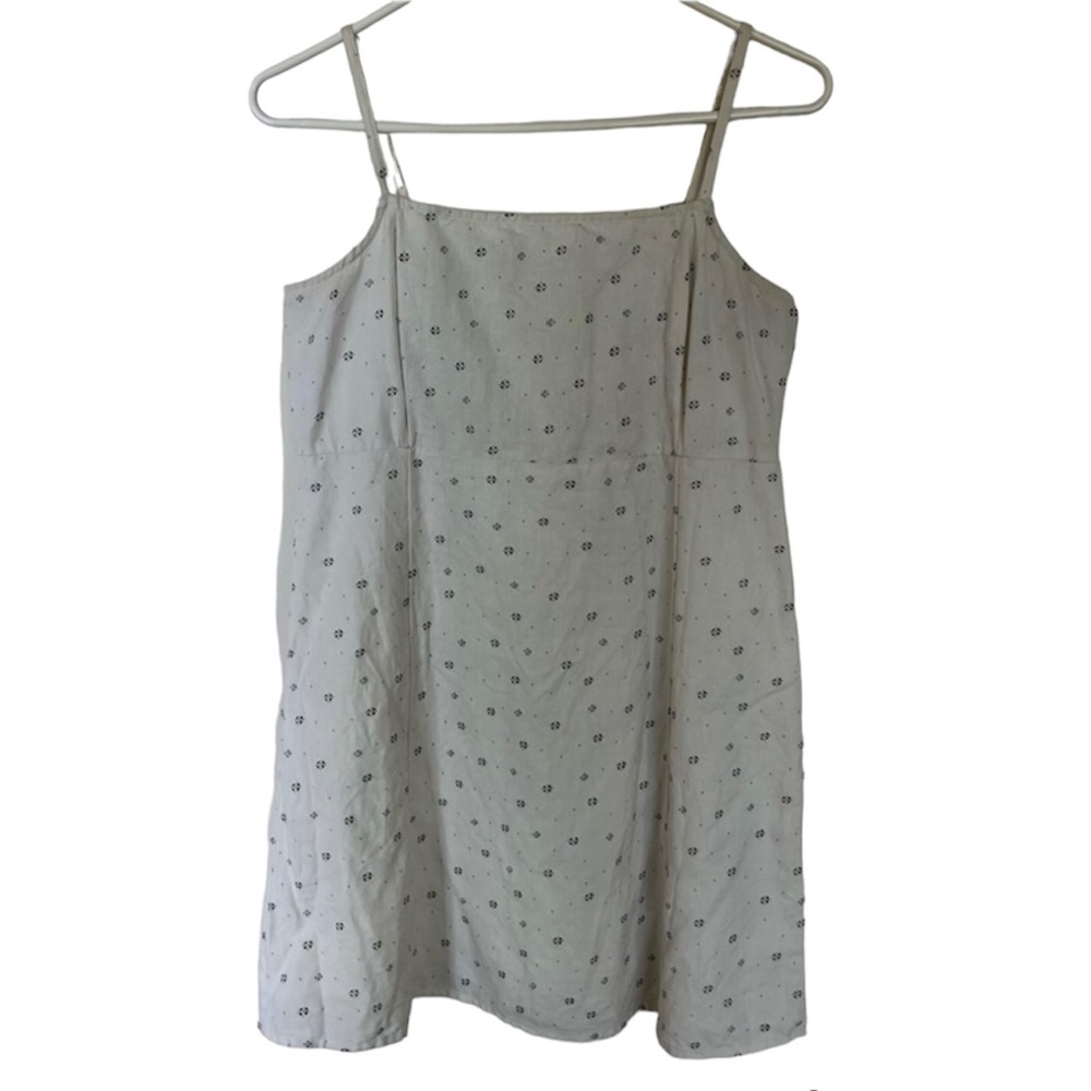 White Pattern Dress
